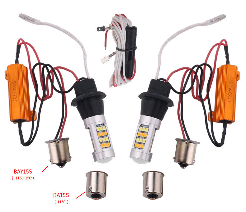 Đèn LED xe chân 1156 1157 T20 chip 2835 1152835-42