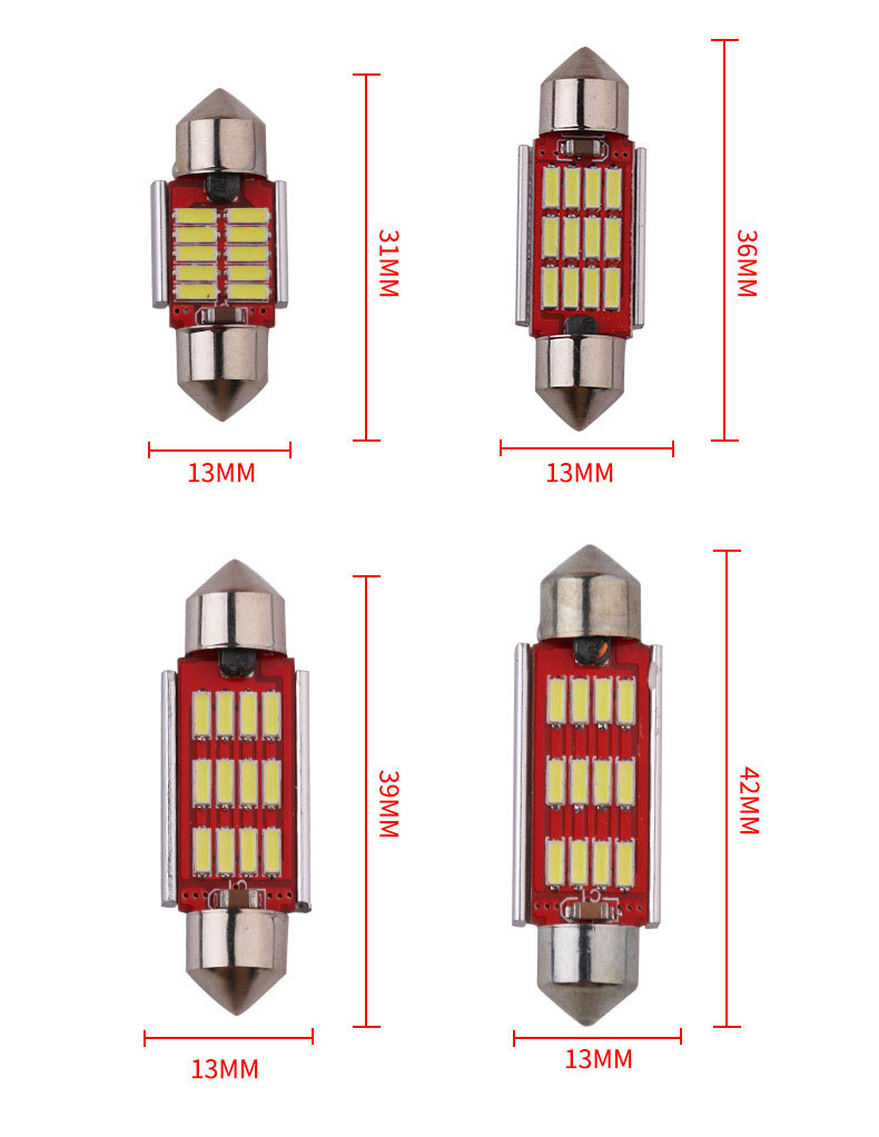 Bóng đèn LED trần xe hơi F4014-12